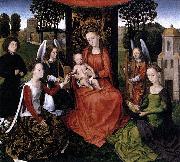 Hans Memling The Mystic Marriage of St Catherine oil on canvas